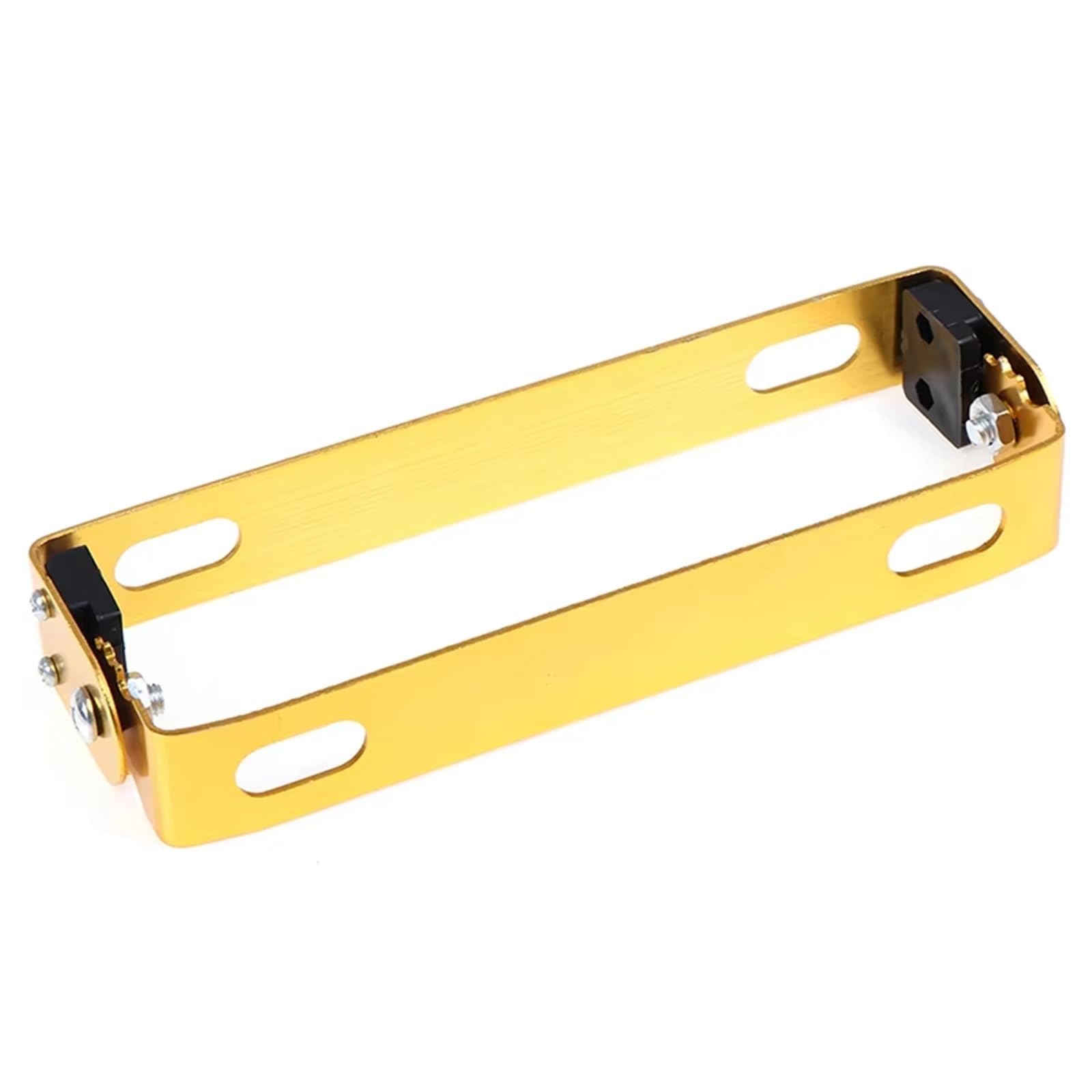 Motorrad Kennzeichenhalter 6 Farben Einstellbar Motorrad Retrofit Kennzeichenrahmen Kennzeichenhalter Motorradzubehör Universal Motorrad Kennzeichen(Yellow) von CENAP