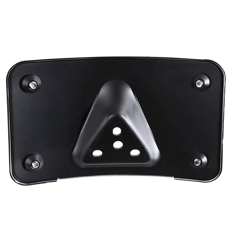 Motorrad Kennzeichenhalter Für 3 Für Loch Für Dyna Für Sportster Für Mount Chorme Schwarz Gebogene Laydown Nummernschild Halterung Motorrad Kennzeichen(All Black) von CENAP