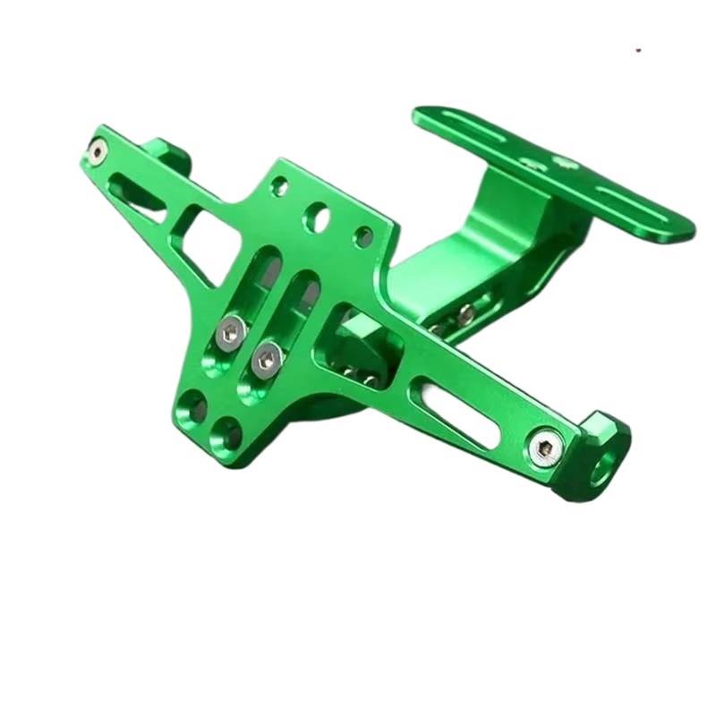 Motorrad Kennzeichenhalter Für Kawasaki Z750 Z800 Accessores Motorrad Hinten Kennzeichen Halterung Blinker Lichter Motorrad Kennzeichen(Green) von CENAP