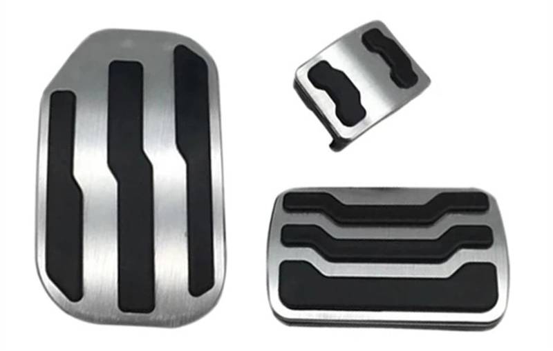 Pedalkappen Für Ford Für Raptor F150 2015 2016 2017 2018 Aluminium-Fußpedal Rot Auto Beschleuniger Gas Kraftstoff Bremse Rest Pads Mattenabdeckung Bremse Pedalkappen(3piece) von CENAP