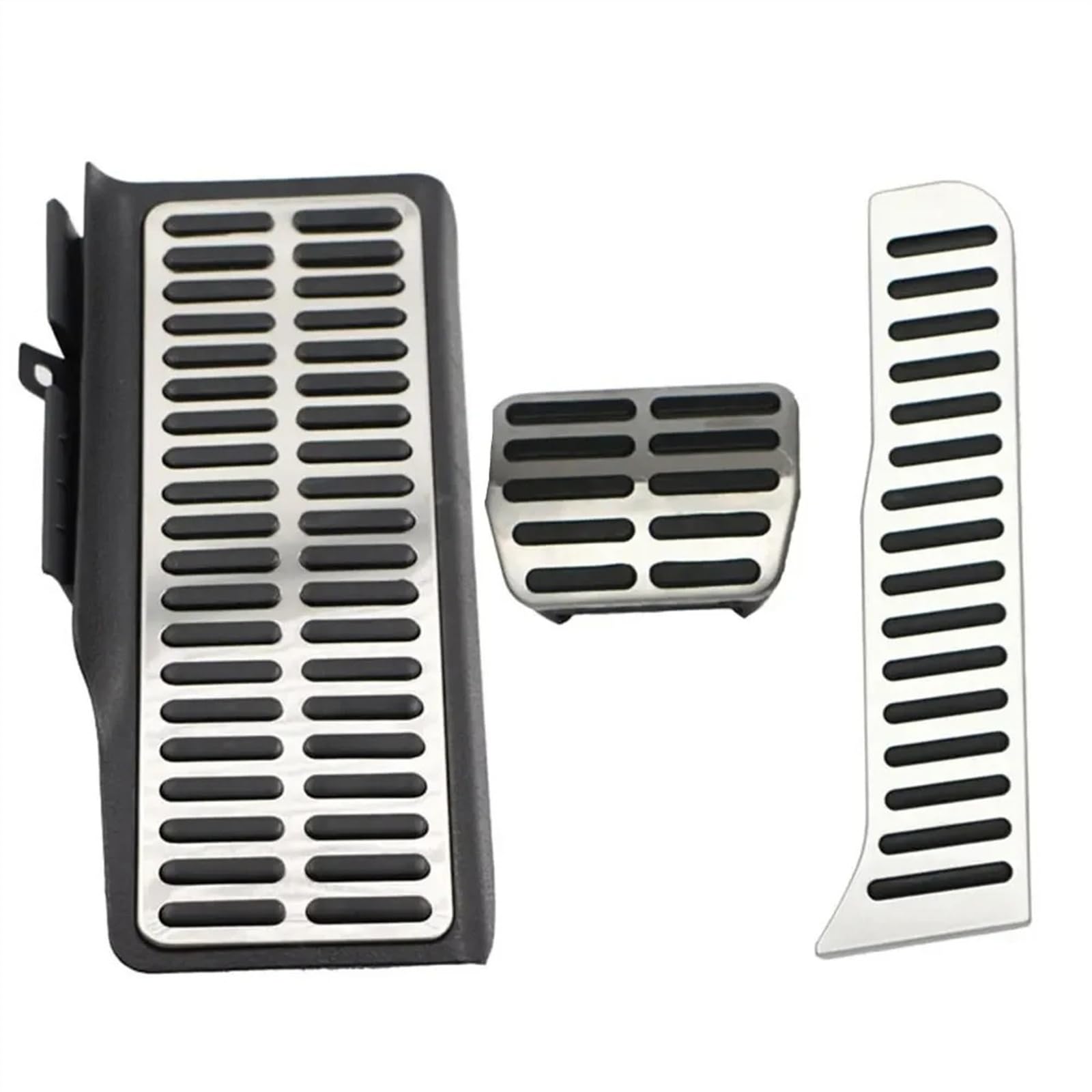 Pedalkappen Für VW Für Jetta MK6 LHD Für Edelstahl Für Stahl Auto Kraftstoff Gas Pedal Pads Fuß Rest Pedale Abdeckung Bremse Pedalkappen(at with Rest Pedal) von CENAP