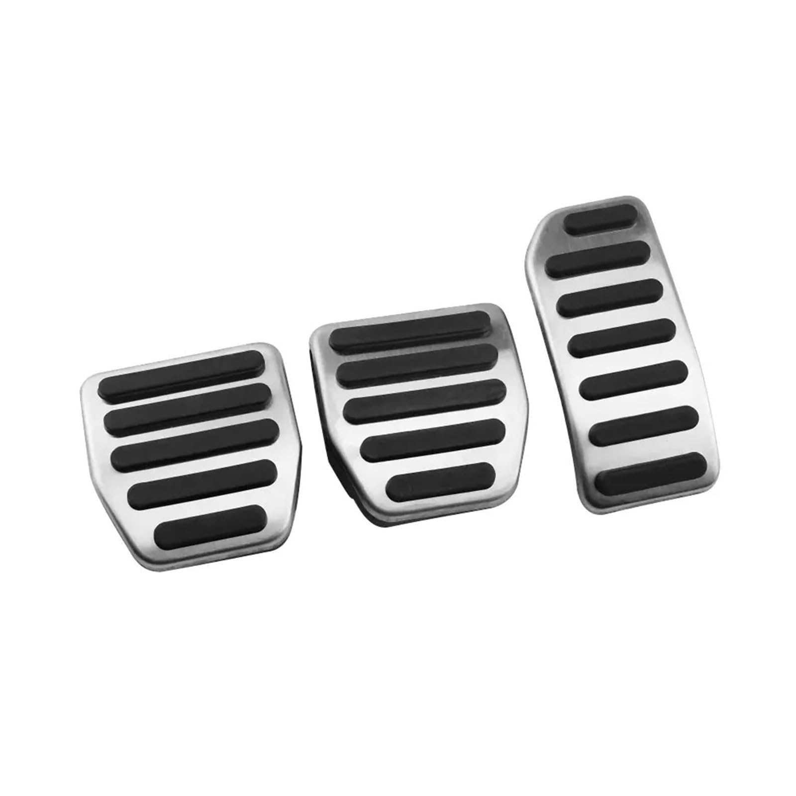 Pedalkappen Für Volvo V60 V70 S60 S60L XC60 XC70 S80 S80L LHD Edelstahl at MT Auto Pedale Fußstütze Gas Bremspedal Pad Abdeckung Bremse Pedalkappen(3piece MT) von CENAP