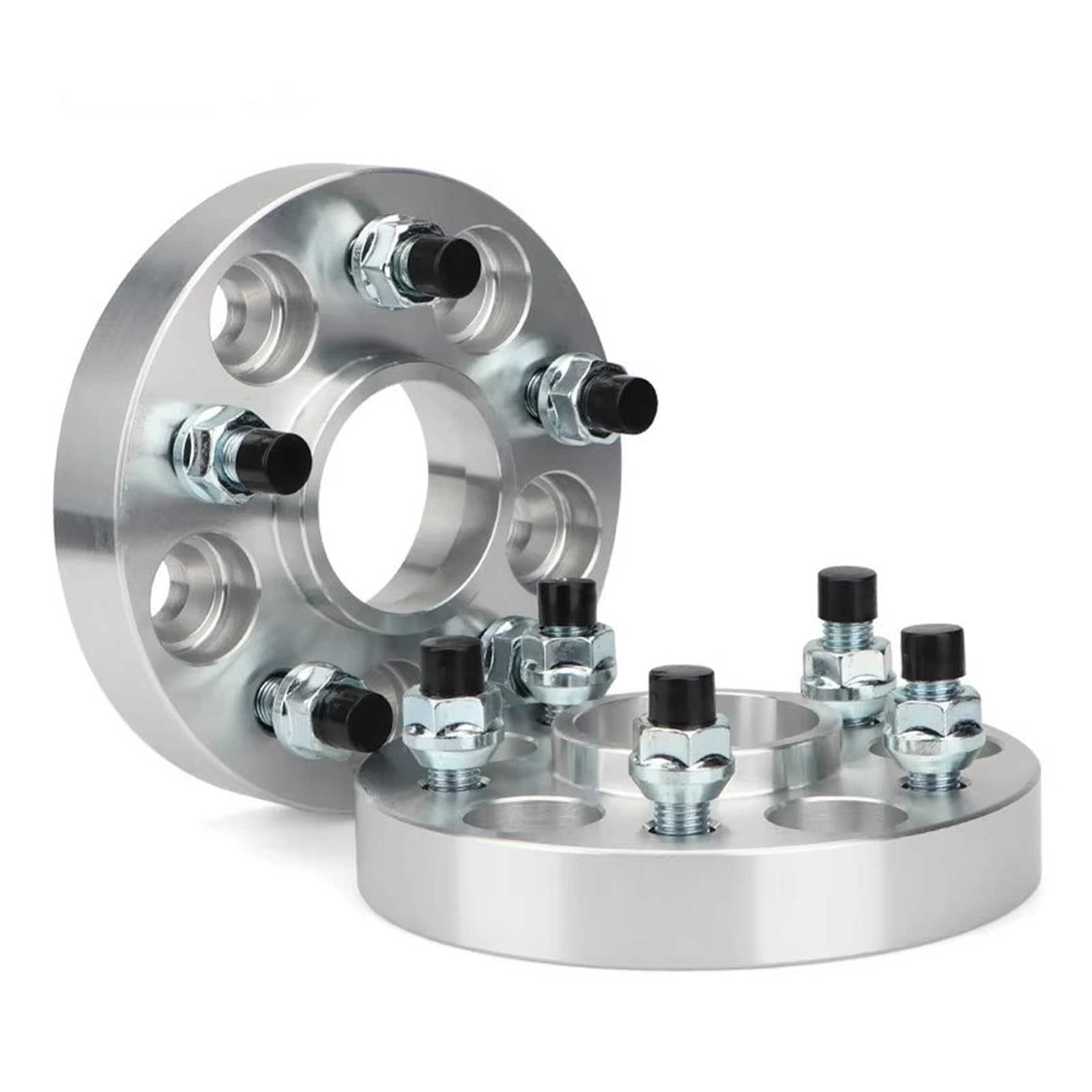 Spurverbreiterung 2 Stück PCD 5x 114,3 15/20/25/30/35/40mm Hubcentric 67,1mm Rad Spacer Adapter 5 Lug ANZUG FÜR DODGE Universal Auto Spurverbreiterungen(2pieces 15mm Silver) von CENAP