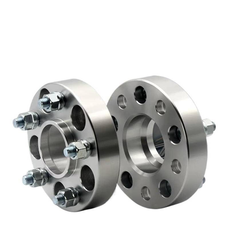 Spurverbreiterung Für Chevrolet Für Corvette M14xP1,5 2 Stück 15/20/25/30/35mm PCD 5x120 CB 66,9mm Rad Spacer Adapter 5 Lug Anzug Spurverbreiterungen(2pieces 40mm Silver) von CENAP