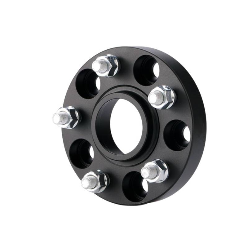 Spurverbreiterung Für Ford Für Focus Für C-MAX Für Taurus M12x1,5 1 Stück Rad Spacer Adapter PCD 5x108 CB 63,4 Spurverbreiterungen(Black 20mm) von CENAP