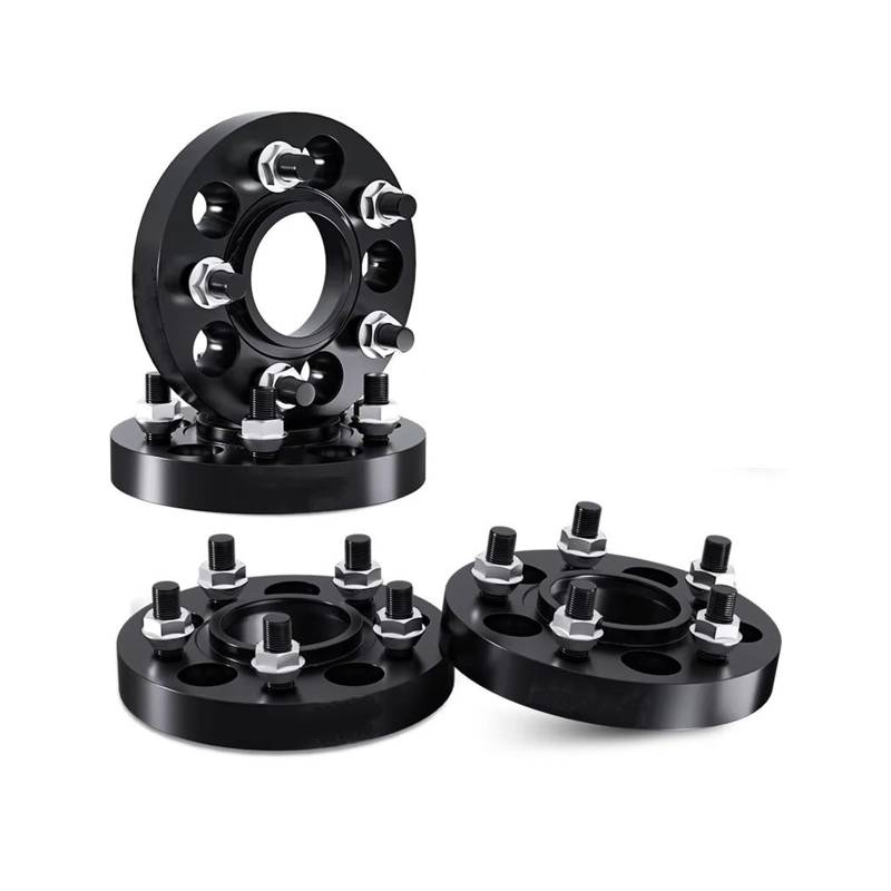 Spurverbreiterung Für Ford Für Ranger M12x1,5 2/4 Stück 30/35/38mm PCD 6x139,7 CB 93,1mm Spurverbreiterungen Adapter 6 Lug Anzug Spurverbreiterungen(4ieces Black 30mm) von CENAP