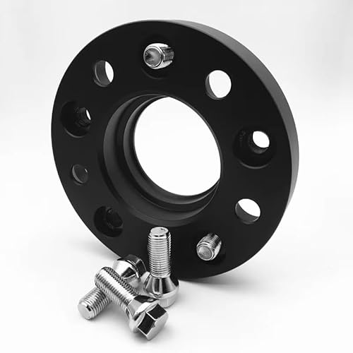 Spurverbreiterung Für G05 G20 G21 PCD 5x112 CB 66,6 Mm Radnabenverbreiterung Aus Geschmiedetem Aluminium, 1 Stück Muttern-Spurverbreiterungen Spurverbreiterungen(1piece Black 25mm) von CENAP