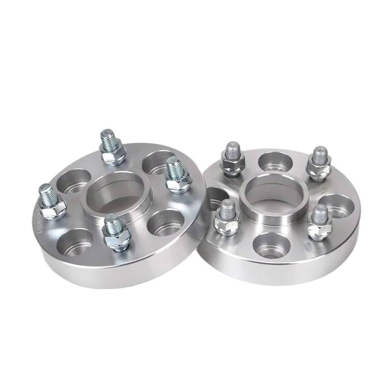 Spurverbreiterung Für Kia K2 Für Picanto Für Ruiou M12x1.5 2 Stück PCD 4x100 Mittelloch 54,1mm Rad Geschmiedet Spacer Adapter Spurverbreiterungen(2pieces 45mm Silver) von CENAP