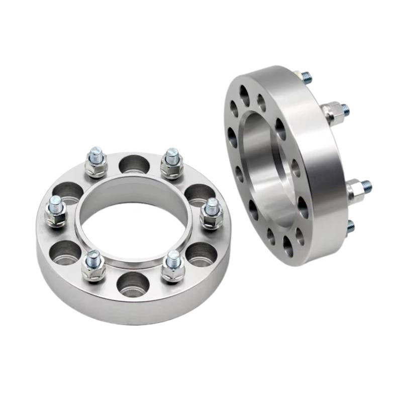 Spurverbreiterung Für Mazda BT 50 M12x1,5 2 Stück 25/30/35/40/45mm PCD 6x139,7 CB 93,1mm Spurverbreiterungen Adapter 6 Lug Anzug Spurverbreiterungen(2pieces 40mm Silver) von CENAP