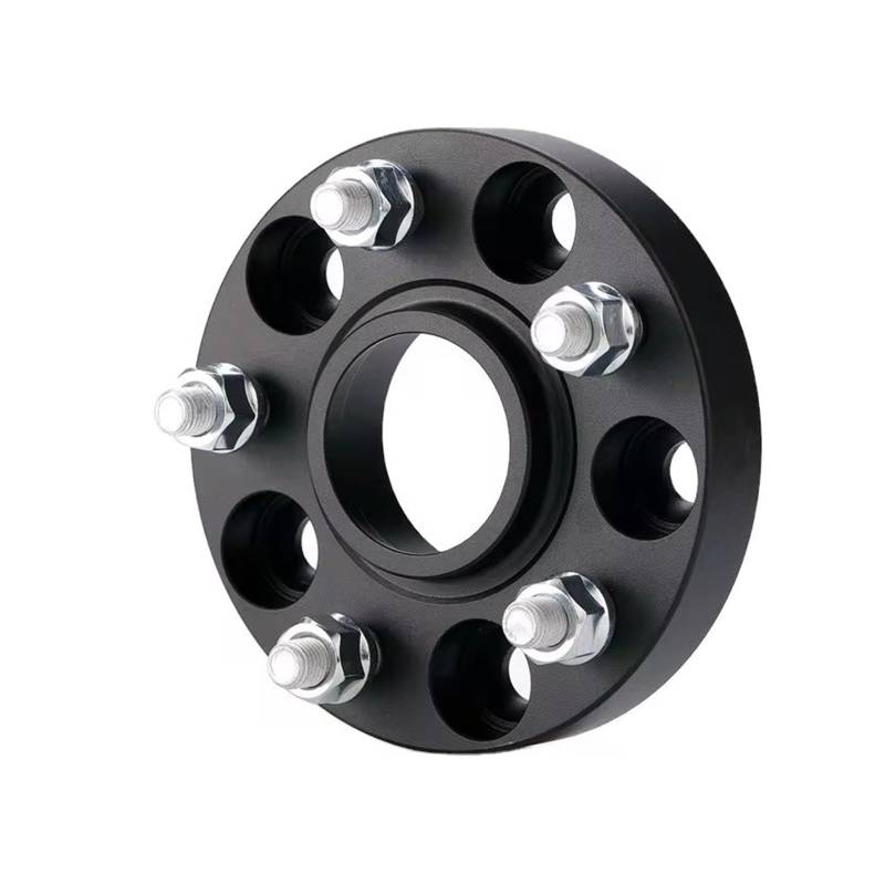 Spurverbreiterung Für Nissan Für X-Trail 1 Stück Spurverbreiterungen Adapter PCD 5x114,3 CB 66,1mm M12x1,25 Spurverbreiterungen(1piece Black 15mm) von CENAP