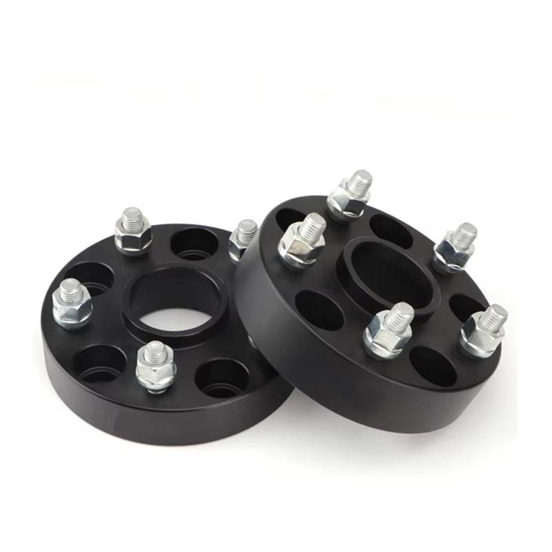 Spurverbreiterung Für TOYOTA Für Crown GT2000 Für Prius 2 Stück 15/20/25/30/mm PCD 5x100 CB 54,1mm Rad Spacer Adapter 5 Lug Anzug Spurverbreiterungen(40MM Black Spacers) von CENAP