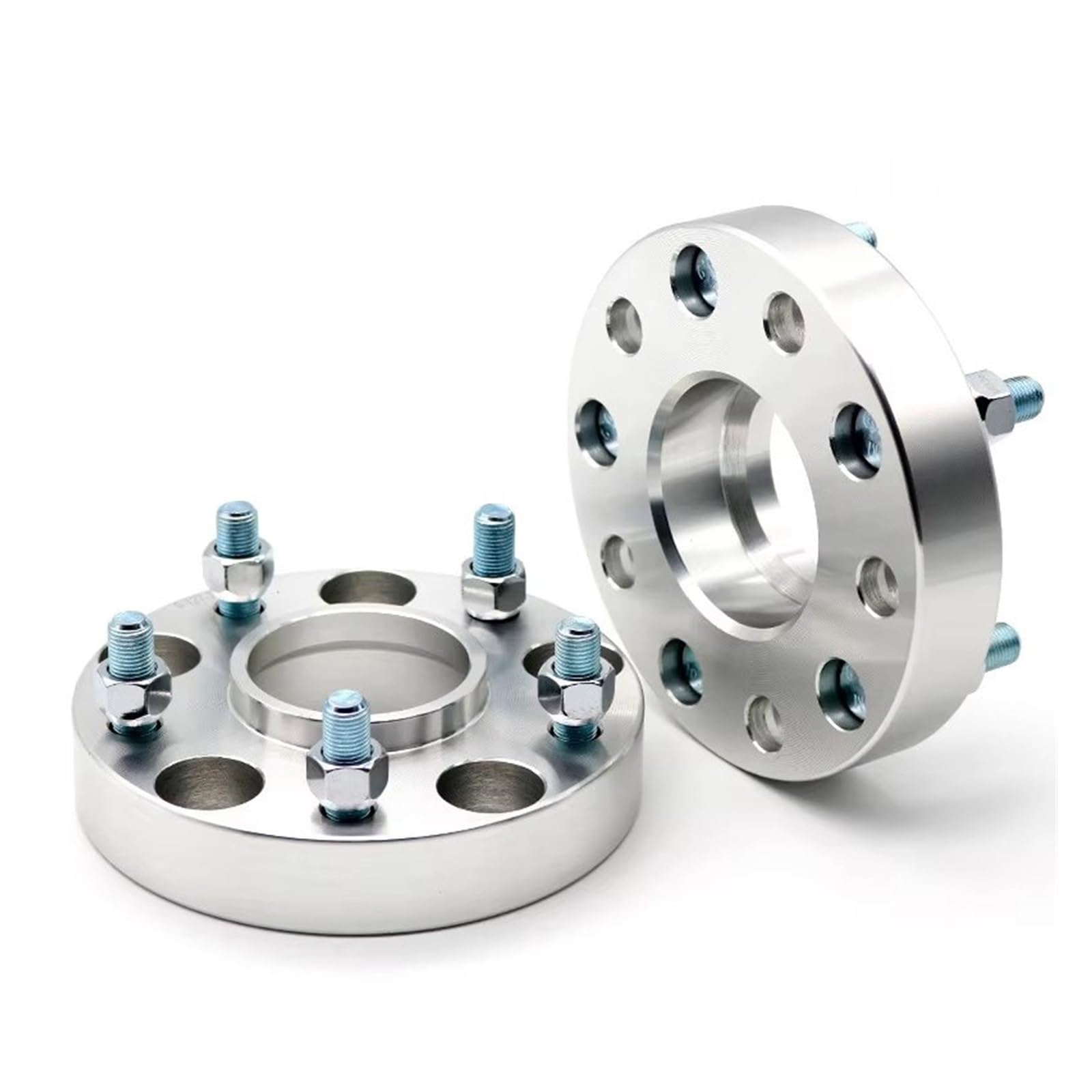 Spurverbreiterung Für Toyota Für Corolla Für RAV4 Für Highlander 15/20/25/30/40mm 2 Stück PCD 5x 114,3 CB 60,1mm Spurverbreiterung 5 Lug Spurverbreiterungen(40mm Silver spacers) von CENAP