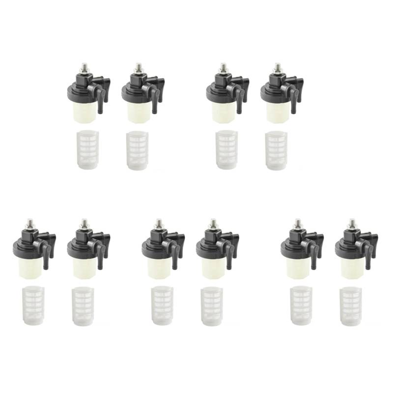 CENMEN 10 Sets Kraftstoff Filter für AußEnborder Boot Motor Wasser Abscheider 9,9 PS 15 PS 20 PS 25 PS 30 PS 40 PS 61N-24560-00 von CENMEN