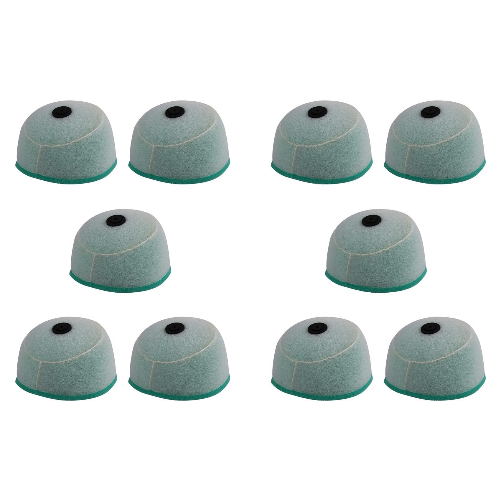 CENMEN 10X Motorrad Dual Foam Layer Schwamm Luftfilter Filter für YZ125 YZ250 WR250F YZ250F WR 400 250F 400F 426F von CENMEN