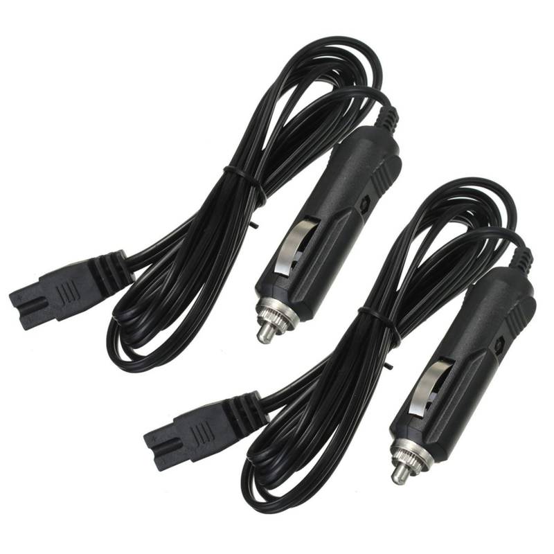 CENMEN 2 x 2 m Ladekabel, für Zigarettenanzünder, Kühlschrank, Auto, , 12 V von CENMEN