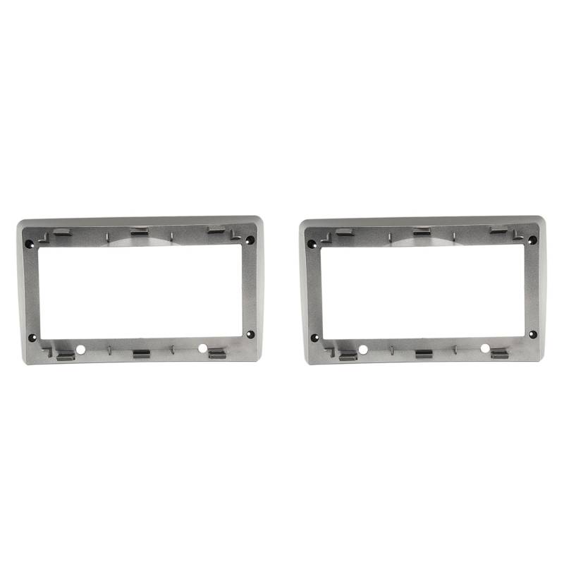 CENMEN 2X 2 Din Auto Radio Blende für Starex/H1 2007-2015, DVD Stereo Rahmen Platte, Adapter, Blende für das Armaturenbrett von CENMEN