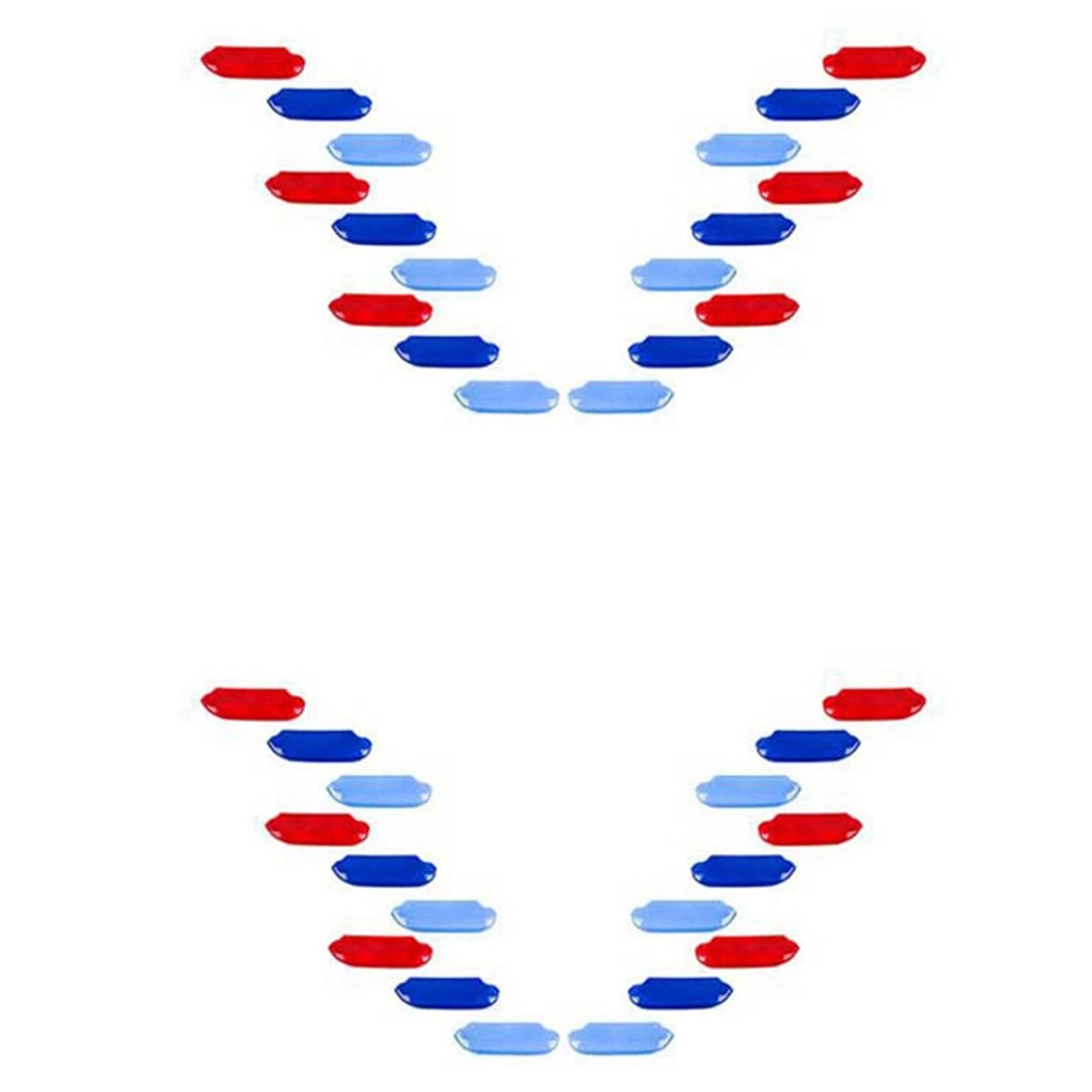 CENMEN 36 x modifizierter Dekorstreifen mit glänzenden Pailletten, Netz, halbe Frontseite, für 3 Axela 2019-2021 von CENMEN