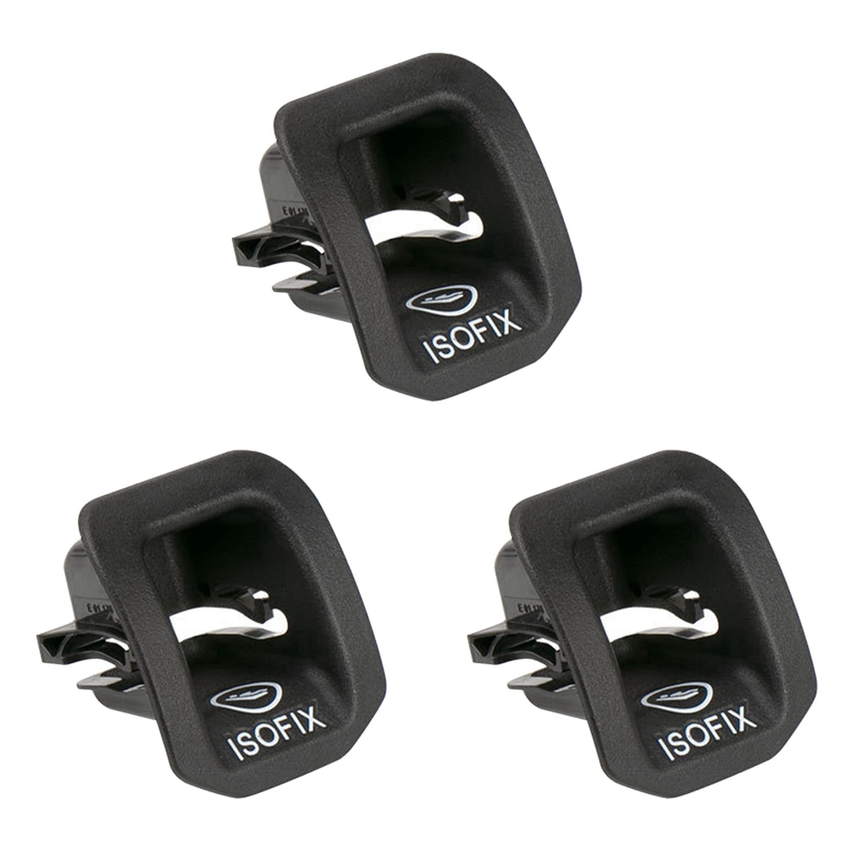 CENMEN 3X 1769230100 Kindersitz Isofix Adapter Abdeckung für A- W176 Gla200 Gla220 Gla260 Schwarz von CENMEN