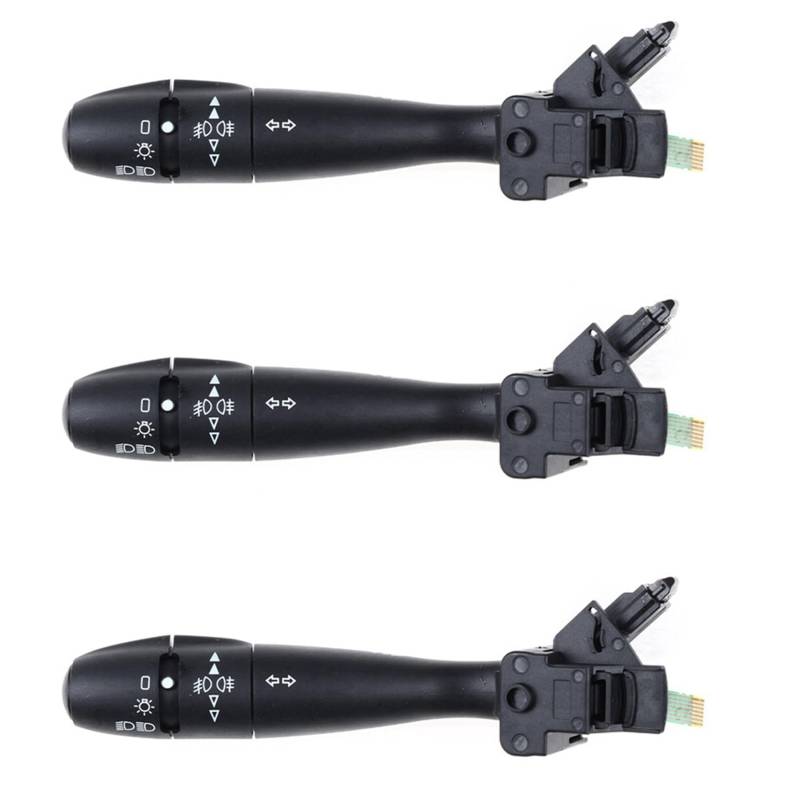 CENMEN 3X Wagen Signal Indikator Schalter Lenkung SäUle Auto für 1007 206 207 307 406 407 807 96595087XT von CENMEN