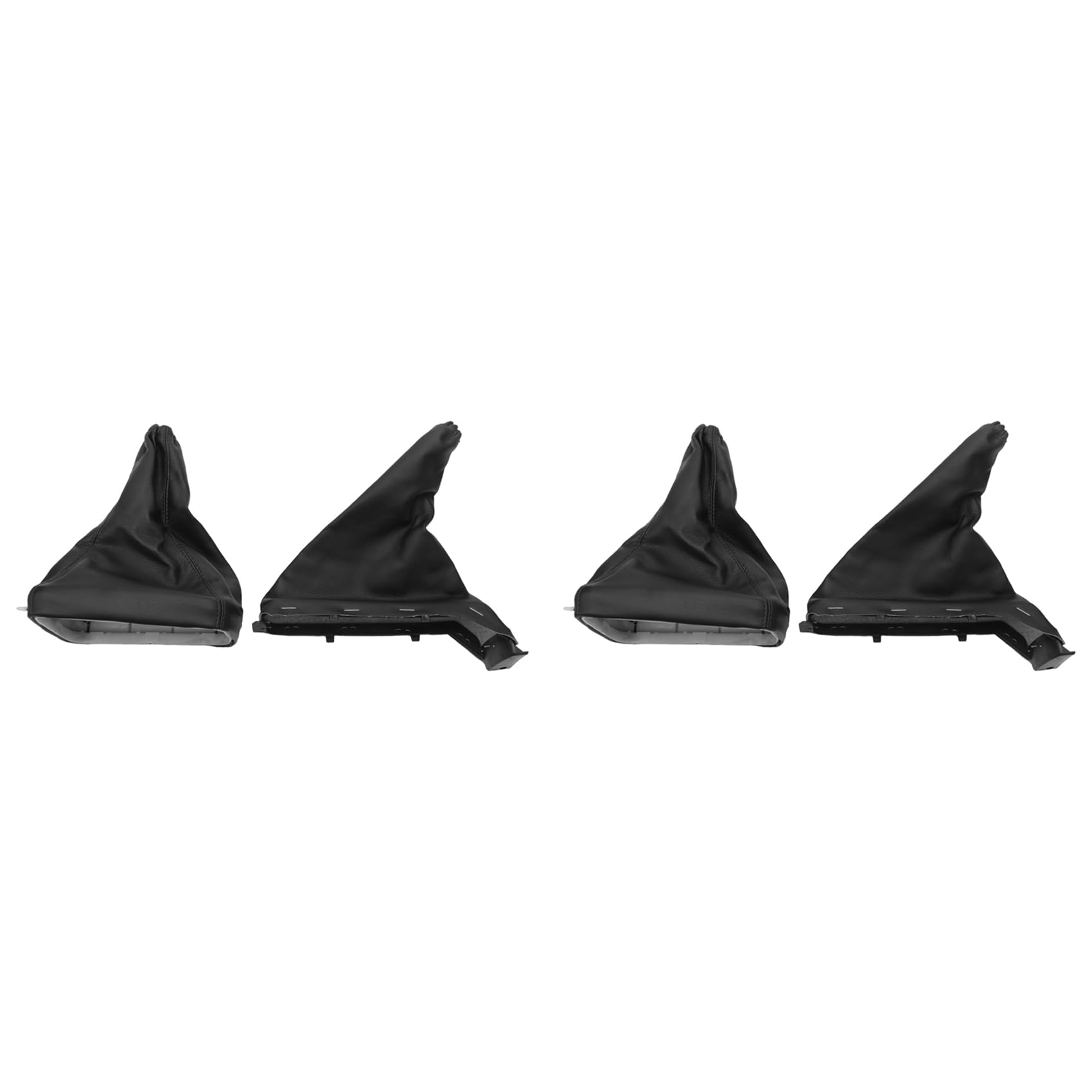 CENMEN 4 StüCk Auto Hand Bremse Gang Schaltung Boot Gamasche Ga Leder Pu Leder Schwarz für G EIN 1998-2004 von CENMEN