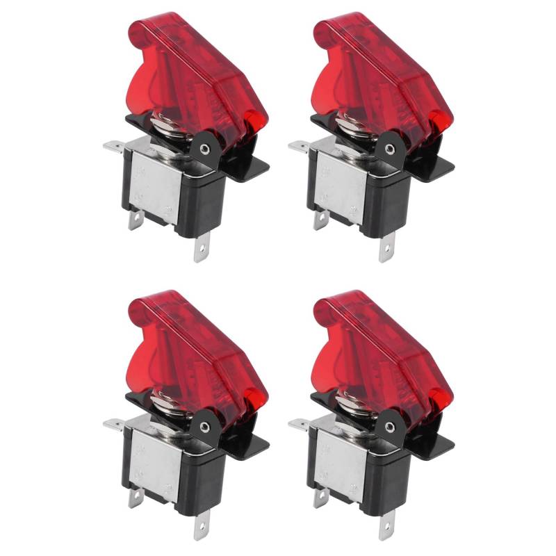 CENMEN 4X 12V 20A Auto Abdeckung Led Licht Spst Umschalten Wipp Schalter Kontrolle EIN/Aus 2 Pins von CENMEN