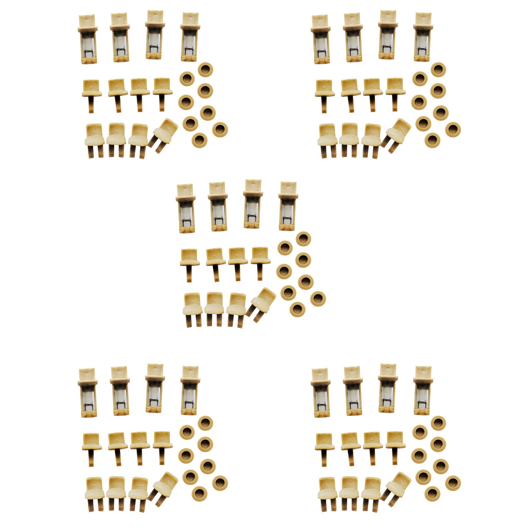 CENMEN 5-teiliges Clip-Set für Automatikgetriebe 6DCT450 MPS6, Clip-Kit für Getriebekupplung, für Mondeo von CENMEN