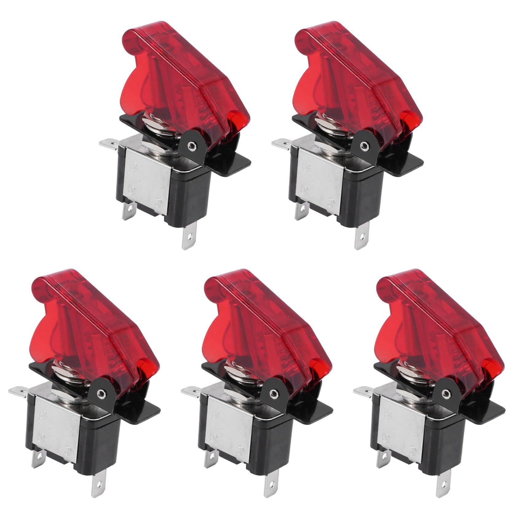 CENMEN 5X 12V 20A Auto Abdeckung Led Licht Spst Umschalten Wipp Schalter Kontrolle EIN/Aus 2 Pins von CENMEN