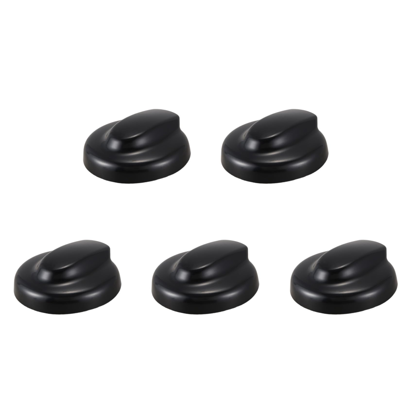 CENMEN 5X Schwarz Tank Deckel Abdeckung für für Mini Gen 2 R56 für S JCW 2006-2013 Hochwertige ABS ÖL Tank Abdeckung von CENMEN