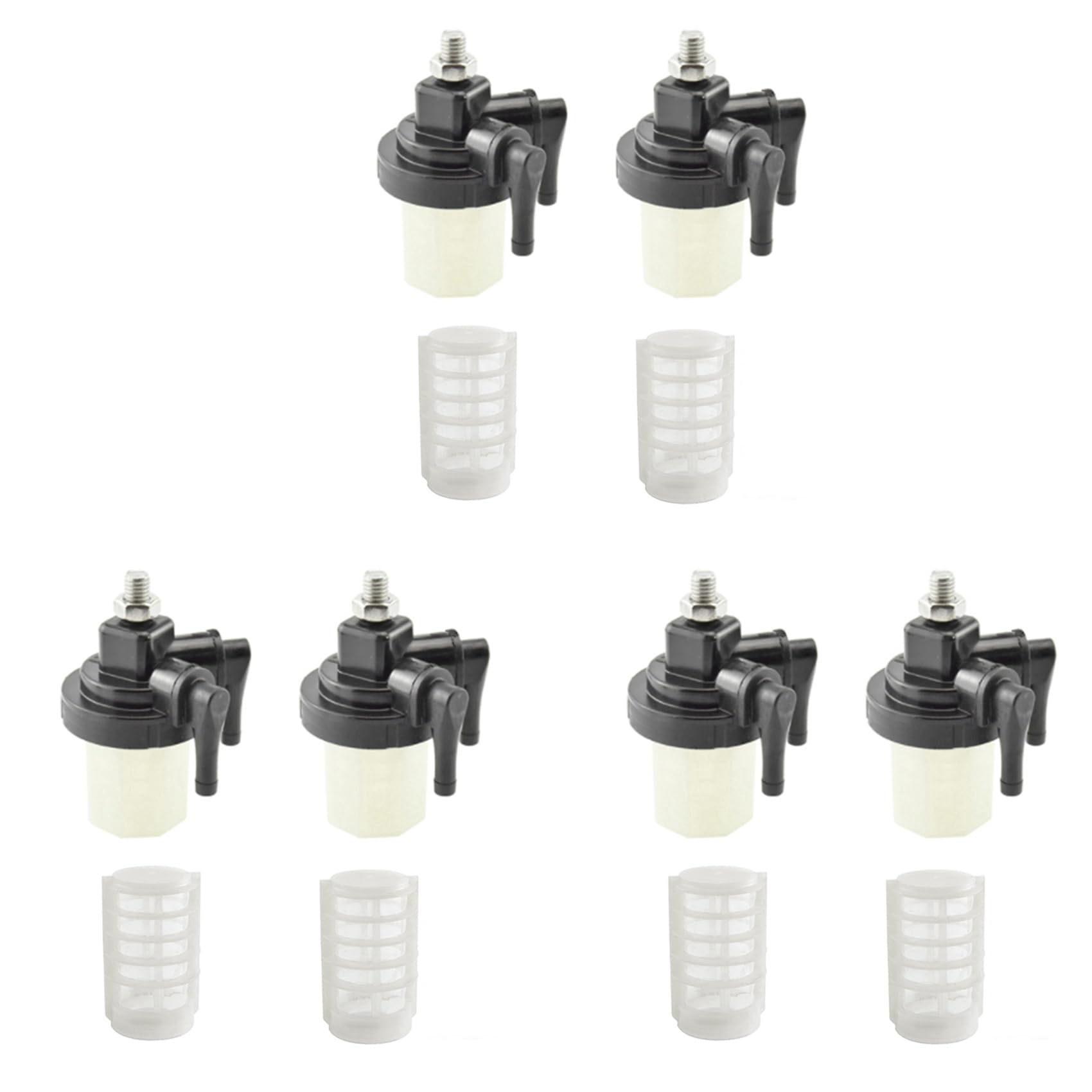 CENMEN 6 Sets Kraftstoff Filter für AußEnborder Boot Motor Wasser Abscheider 9,9 PS 15 PS 20 PS 25 PS 30 PS 40 PS 61N-24560-00 von CENMEN