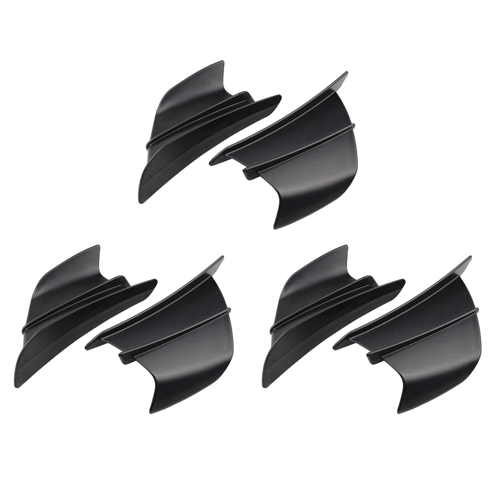 CENMEN 6X Motorrad Verkleidung Side Winglet Aerodynamischer FlüGel Abweiser Spoiler für Panigale V2 V4 899 959 1198 1199 1299(B) von CENMEN