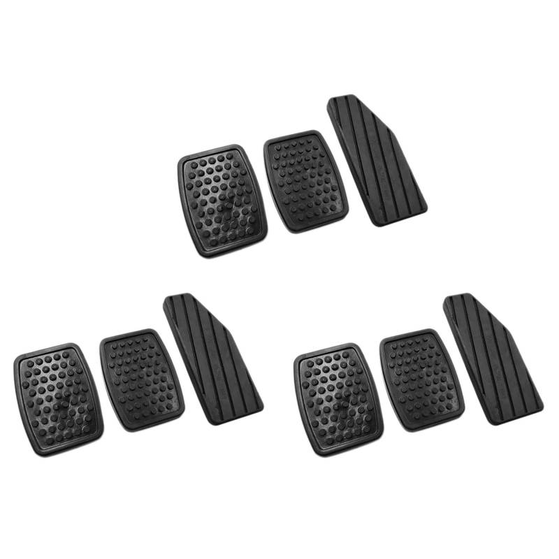 CENMEN 9 StüCke Auto Gas Pedal Kupplung Brems Pedal Gummi Pad Pedal Abdeckungs Satz für Swift 49451-60B00 von CENMEN