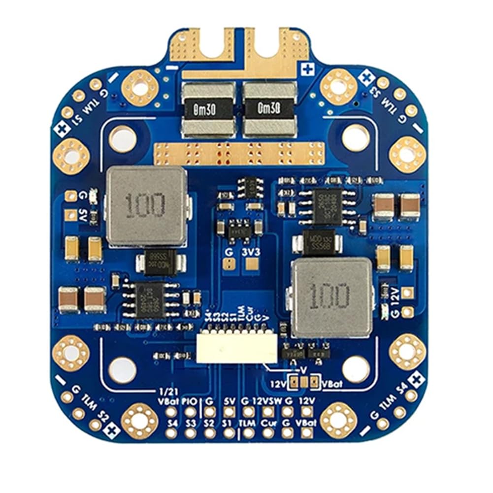 CENMEN XCLASS PDB FCHUB-12S V2-Board 5 V & 12 V Ausgang mit Stromsensor 3-12S Lipo für RC Drone FPV Quadcopter Multicopter von CENMEN