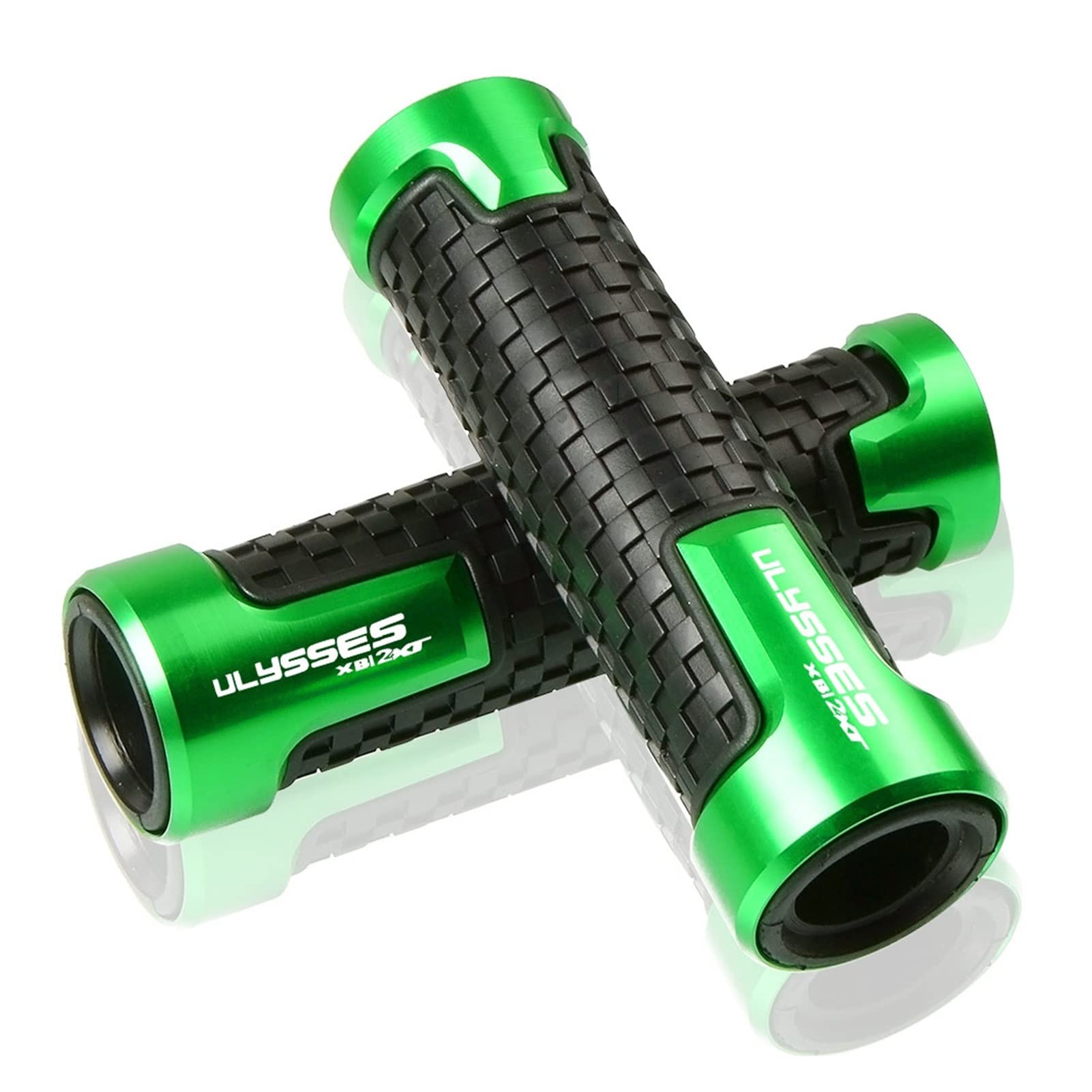 CENSIMYD for Bue*l&l Ulysses XB12X/XB12XT 2009 XB12 XB 12 X/XT Universal 7/8 "22mm Motorrad Anti-Rutsch Lenkergriff Lenkergriffe Griffleiste Griffe(Green) von CENSIMYD