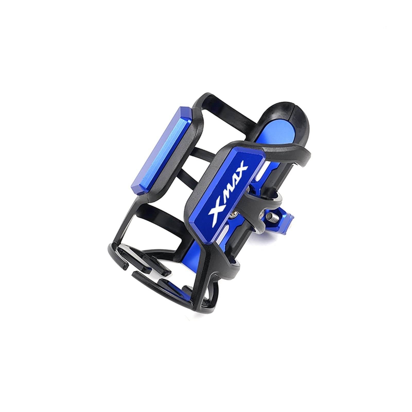 Flaschenhalter für Yamaha XMAX300 XMAX400 XMAX X-MAX 125 250 300 400 Motorradzubehör CNC-Aluminium Wasserflaschenhalter Getränkehalter (blau) von CENSIMYD