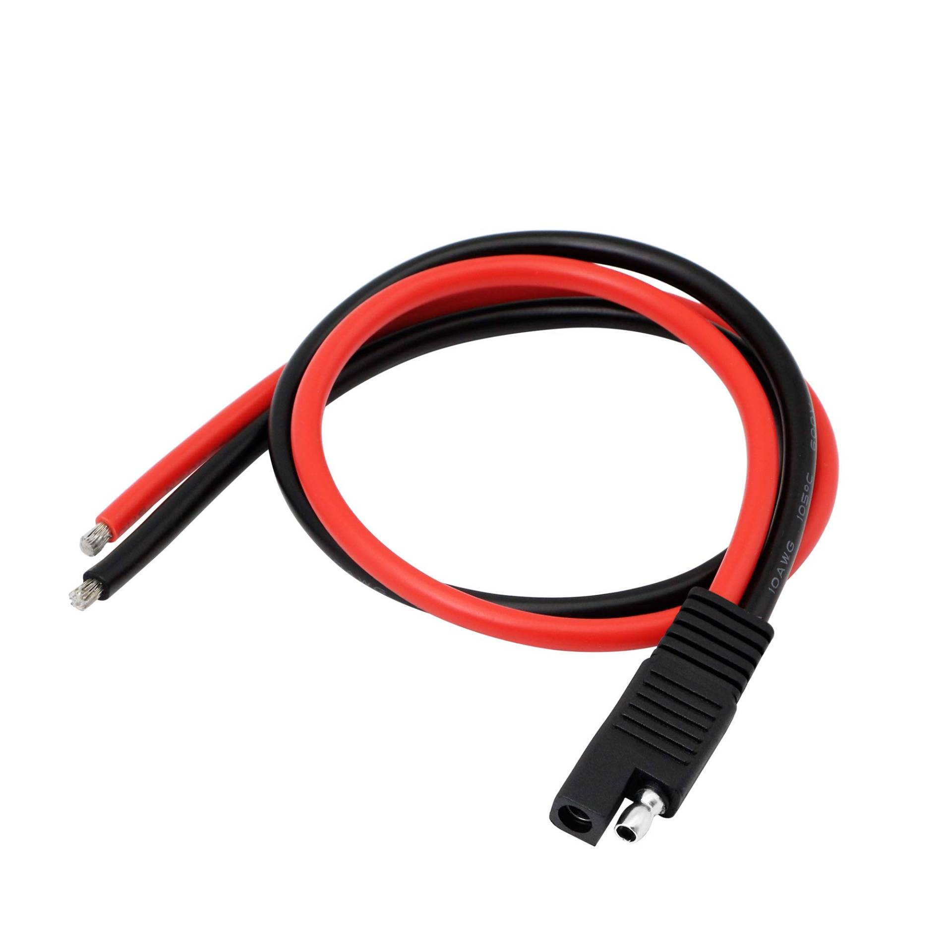 CERRXIAN SAE 10 AWG DC 50 cm 2-poliges Schnelltrennkabel SAE Power Automotive von CERRXIAN