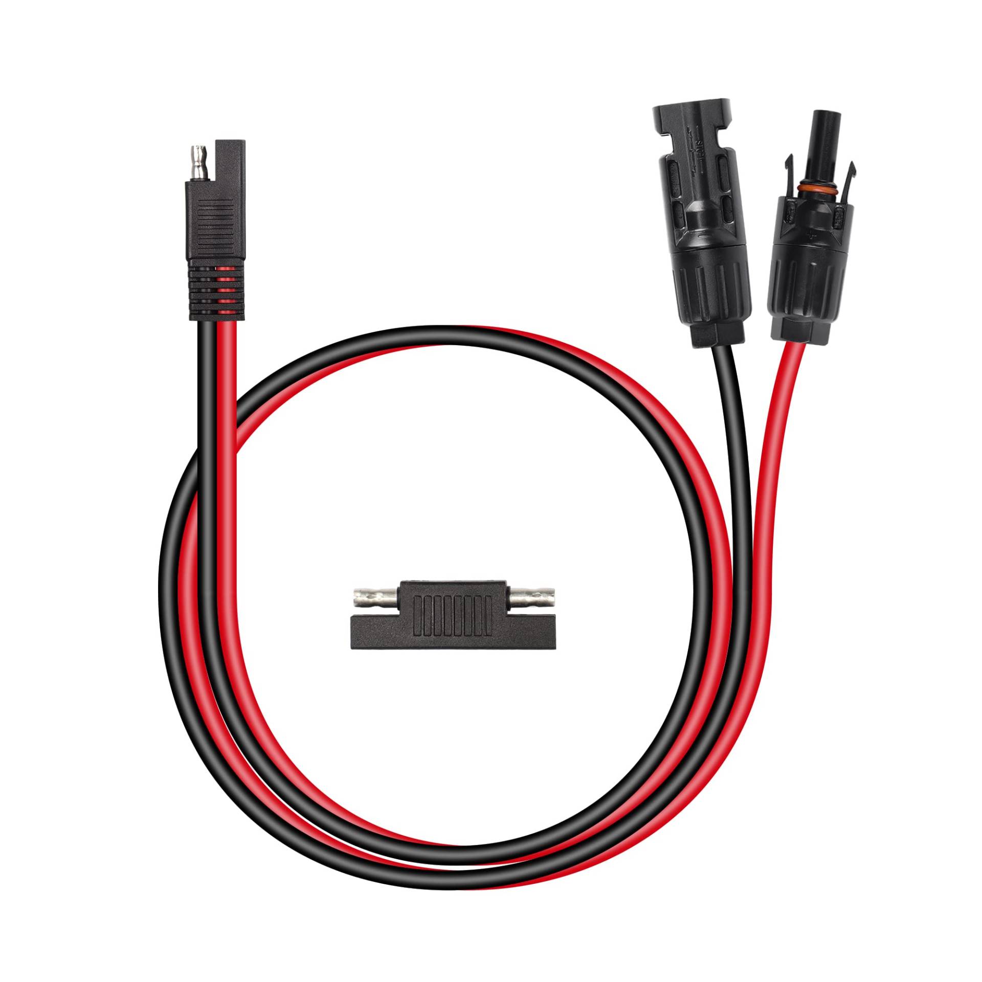 CERRXIAN 10AWG SAE auf Stecker & Buchse Adapter 10AWG Kabel mit SAE Stecker für Wohnmobil Panel Solar 50cm / 1.6ft von CERRXIAN