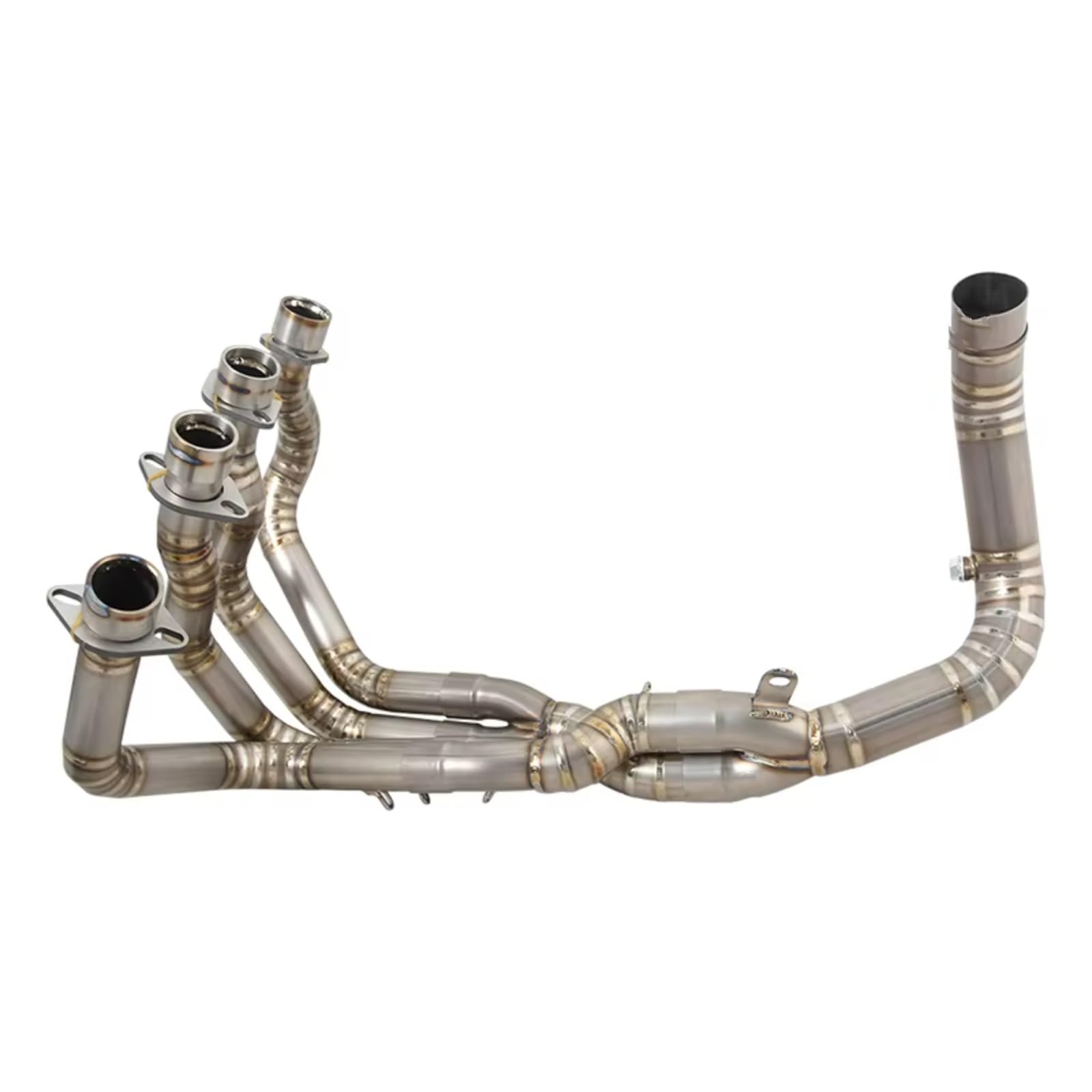CEWSUIO Für CBR600RR F5 2013-2023 Motorradauspuff Für Fluchtsystem Vorderes Verbindungsrohr Für Verbindungsschalldämpfer Motorradauspuffverbindung Verbindungsrohr Motorrad Auspuffrohr von CEWSUIO