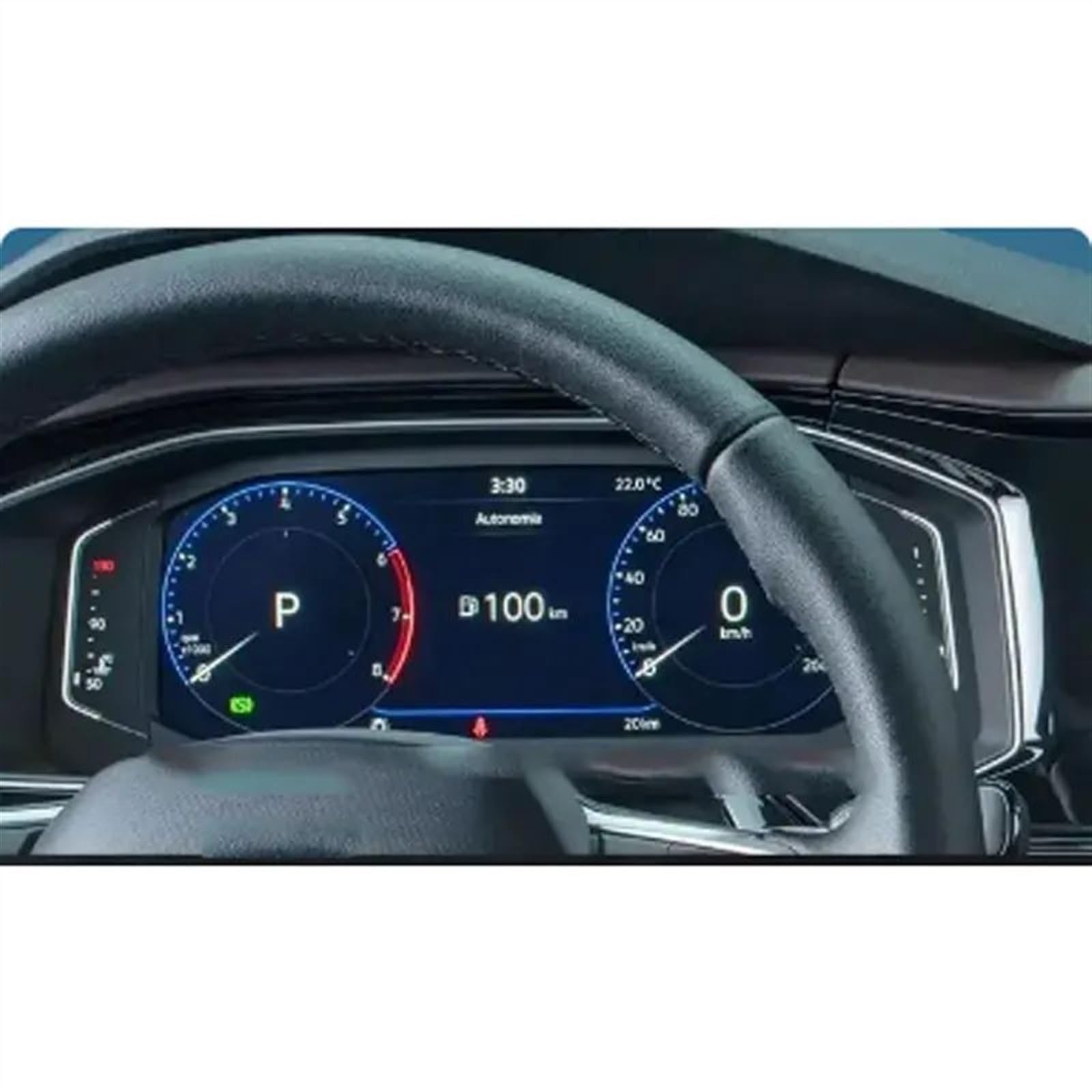 CEWSUIO Kompatibel Mit VW Für Novo Für Virtus 2023 10,1 Zoll Auto-Armaturenbrett GPS-Navigation LCD-Bildschirm Gehärtetes Glas Displayschutzfolie GPS Navigation Schutzfolie(Instrument) von CEWSUIO