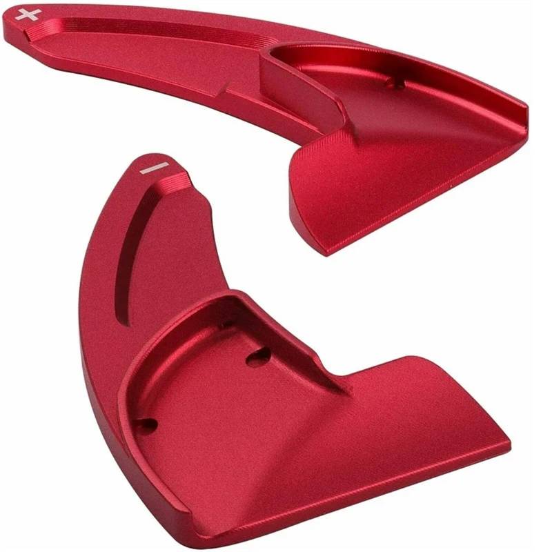 Car Shift Paddles Kompatibel Mit Dodge Für Charger Für SXT Für GT 2015-2021 Autoinnenausstattung Lenkradschaltpaddel Autozubehör(Red) von CEWSUIO