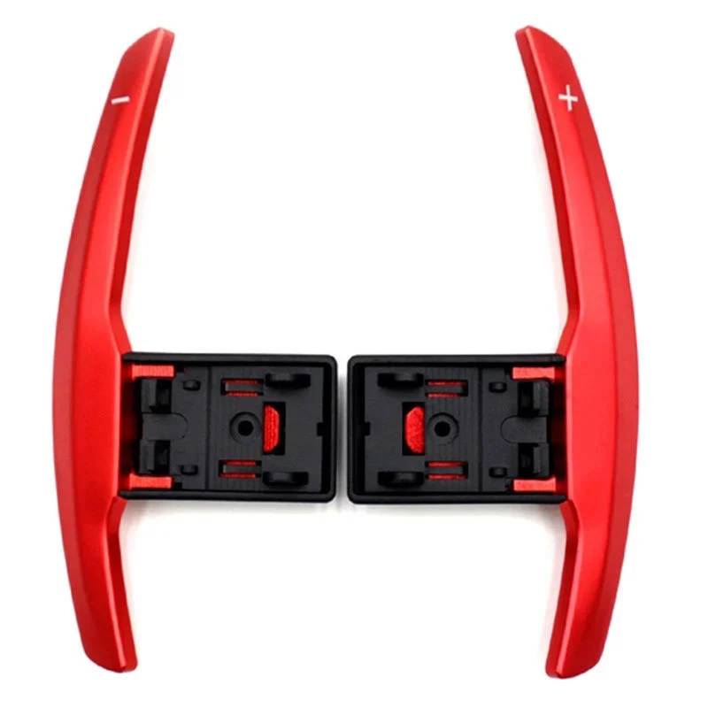 Car Shift Paddles Kompatibel Mit Für X1 F48 2016-2019 Für X2 F39 2018-2020 Für X3 F25 2013-2018 Lenkrad-Schaltwippenverlängerung(Red) von CEWSUIO