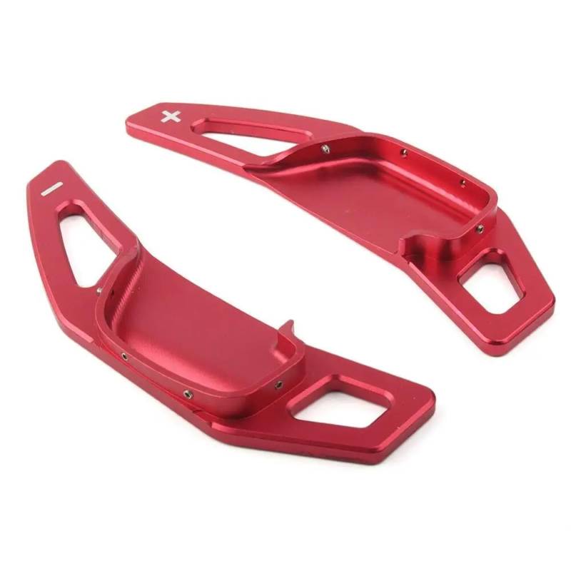 Kompatibel Mit Toyota Für Camry 2012 2013 2014 2015 2016 2017 Auto-Styling 2-teiliges Aluminium-Lenkrad-Schaltpaddel-Verlängerungsset Car Shift Paddles(Red) von CEWSUIO