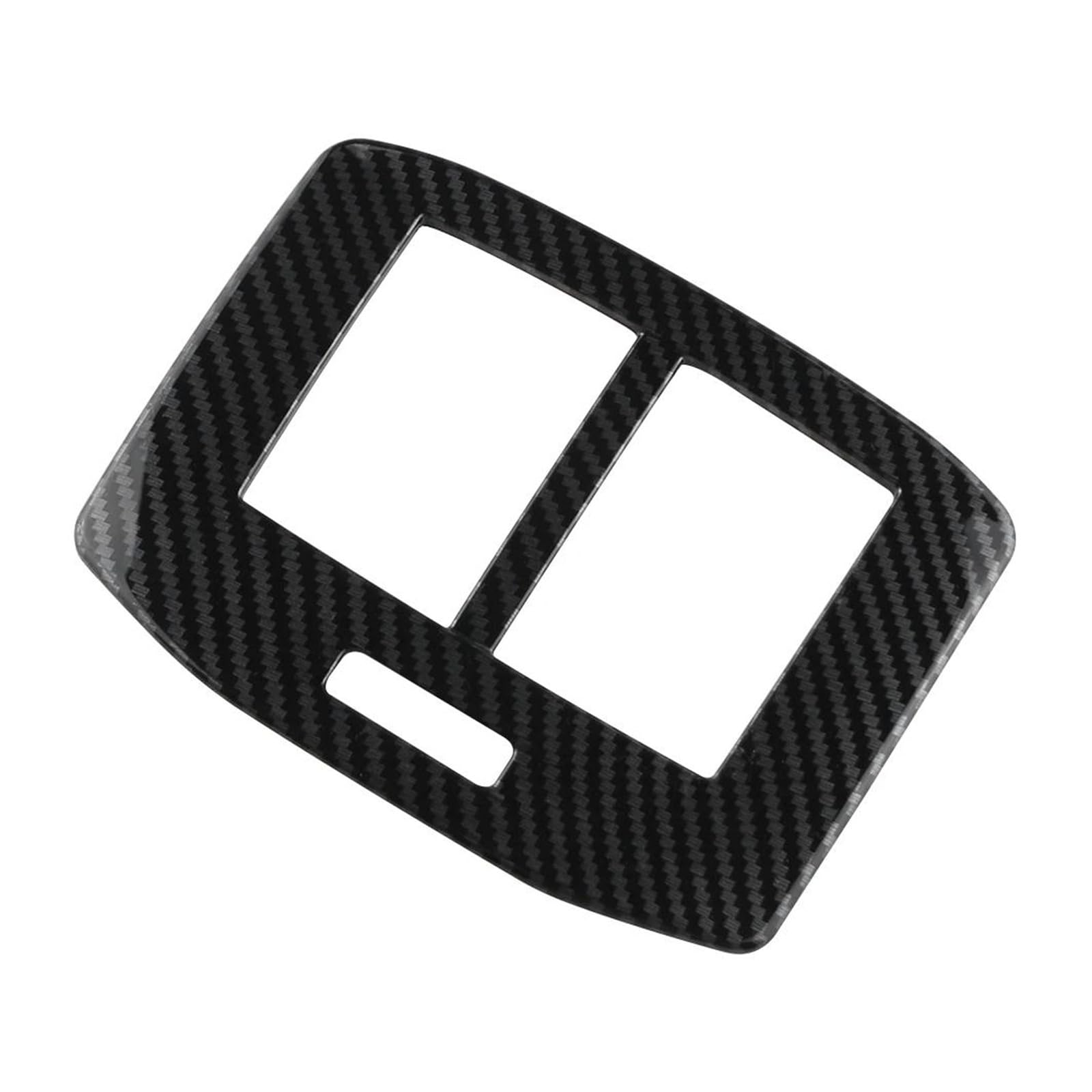 Aufkleber Abdeckung Auto Hinten Armlehne Air Vent Outlet Rahmen Zierteile Für VW Für T-ROC 2018 2019 2020 2021 2022 2023 Auto Zubehör Panel Interieurleisten(1pcs Black Sticker) von CEXBIRC