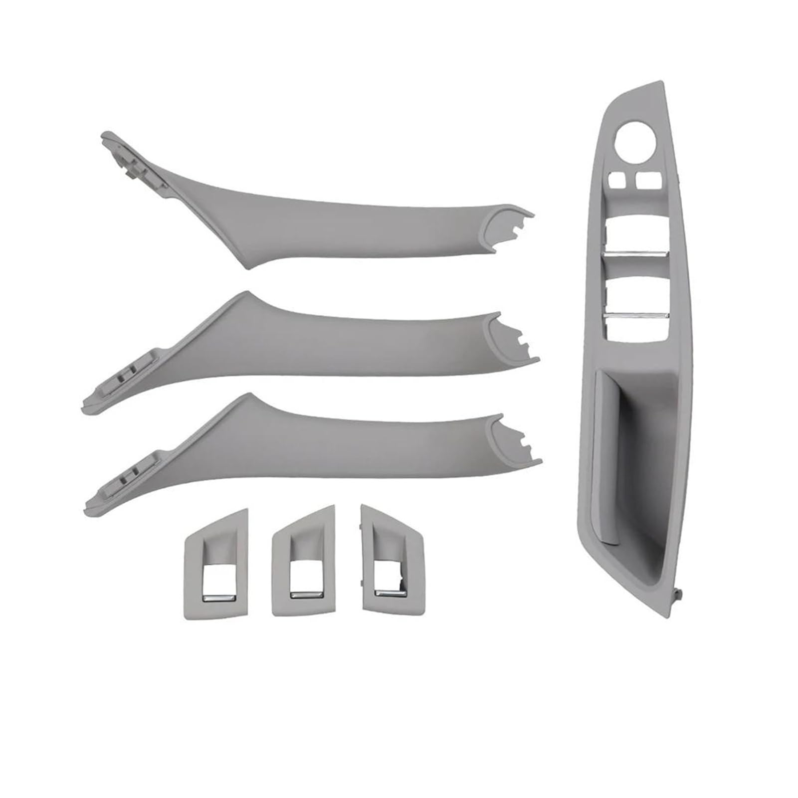 Aufkleber Abdeckung RHD Rechts Fahrer Auto Innentür Griff Armlehne Panel Pull Trim Abdeckung Set Für 5 Series F10 F11 520i 523i 525i 528i 530i Panel Interieurleisten(RHD Gray Set) von CEXBIRC