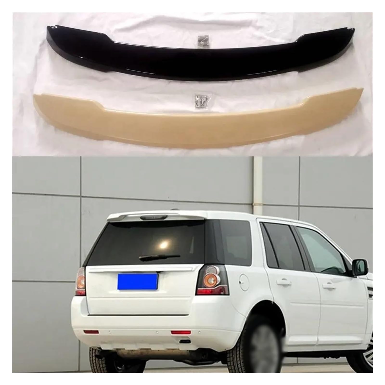 Auto Heckspoiler Heckflügel Für Land Für Rover Für Freelander 2 2007 2008 2009 2010 2010 2012 2013 2014 2015 Hinten Stamm Flügel Spoiler ABS Unlackiert Primer Auto Spoilerlippe(Rot) von CEXBIRC