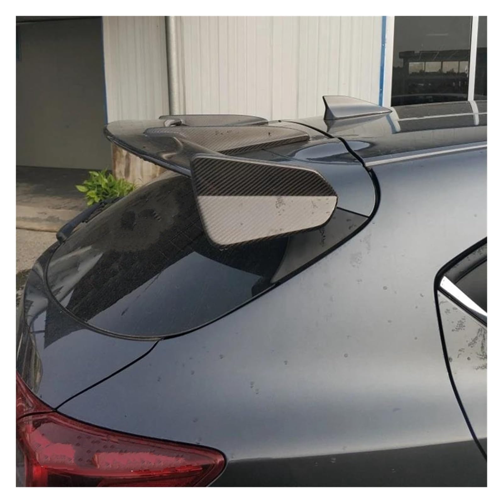 Auto Heckspoiler Heckflügel Für Mazda3 Für Axela Fließheck 2015-2018 Heckspoiler Auto Heckflügel Carbon Fiber/FRP Heckspoiler Für Mazda 3 Auto Spoilerlippe(Kohlefaser) von CEXBIRC