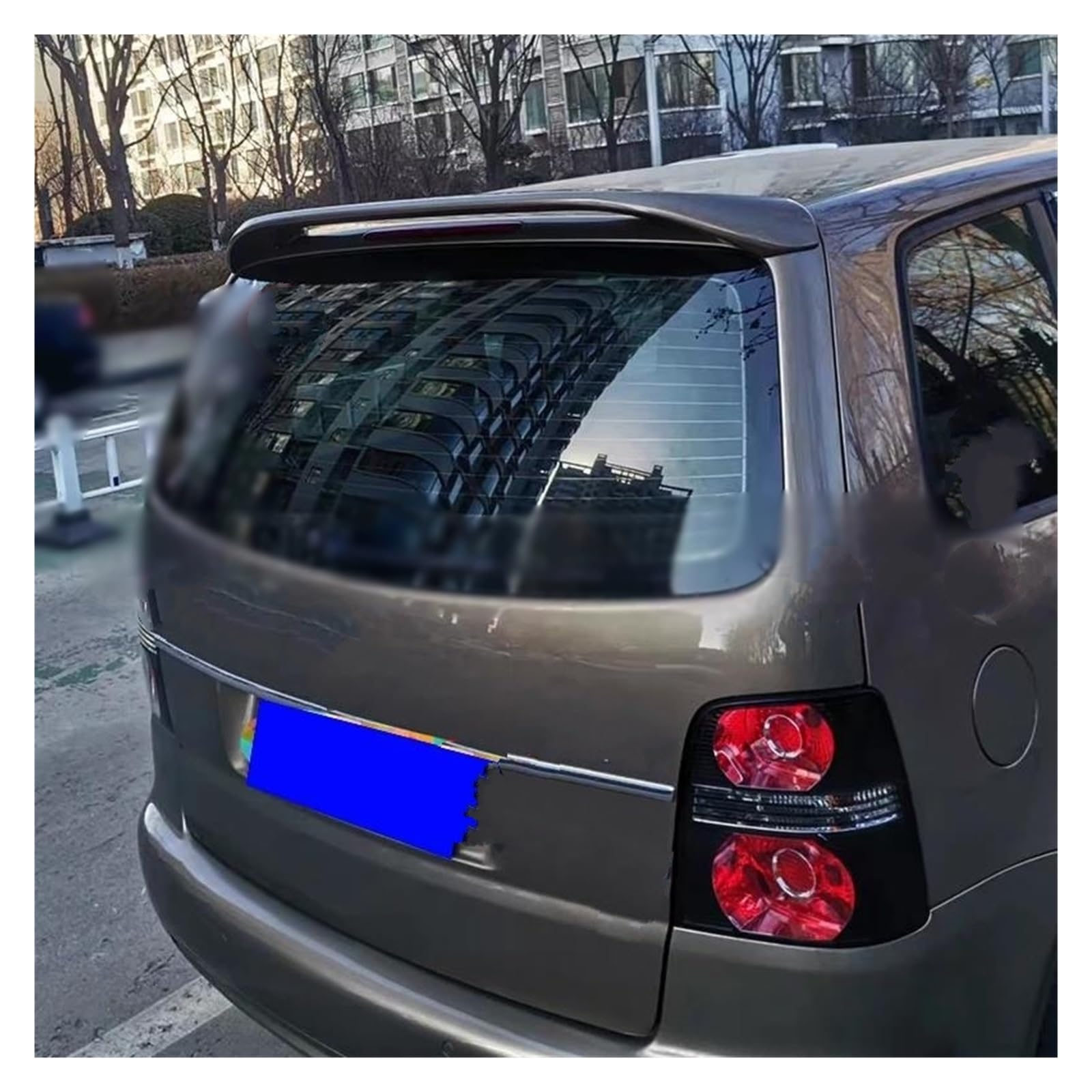 Auto Heckspoiler Heckflügel Für VW Für Touran Spoiler 2009 2010 2011 2012 2013 2014 Dachspoiler ABS Kunststoff Auto Heckflügel Farbe Heckspoiler Auto Spoilerlippe(Unpainted Primer) von CEXBIRC