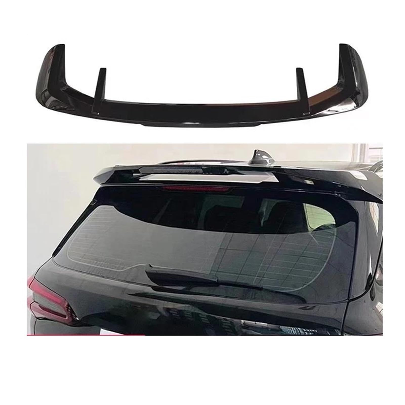 Auto Heckspoiler Heckflügel Für X5 G05 2021 2022 2023 Heckspoiler ABS Kunststoff Heckspoiler Dachspoiler Flügel Kofferraumlippe Kofferraumabdeckung MP Styling Heckflügel Auto Spoilerlippe(Glossy Black von CEXBIRC