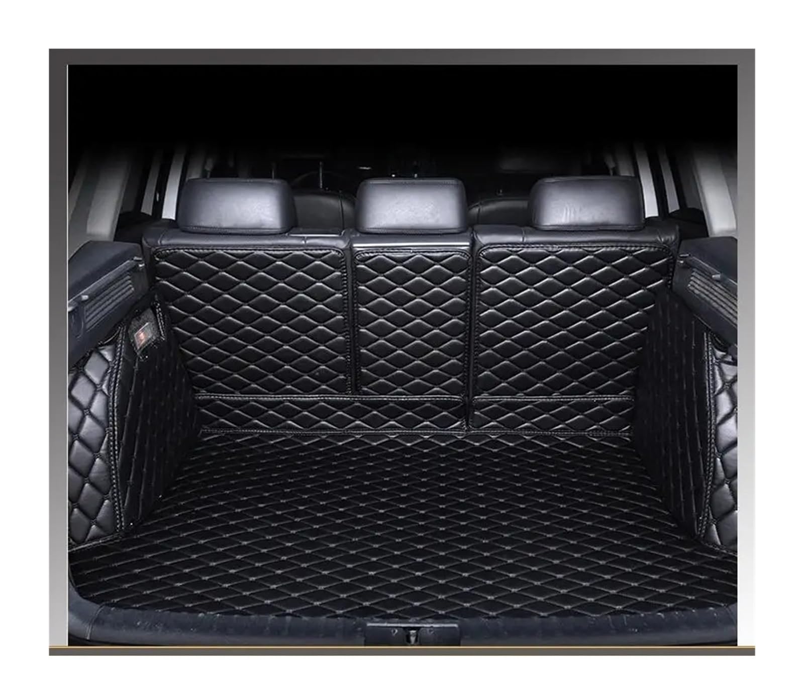 Auto Kofferraummatte Für CRV 2007 2008 2009 2010 2011 Cargo-Liner Teppich Innen Zubehör Abdeckung Kofferraum Matte Kofferraummatten(Schwarz) von CEXBIRC