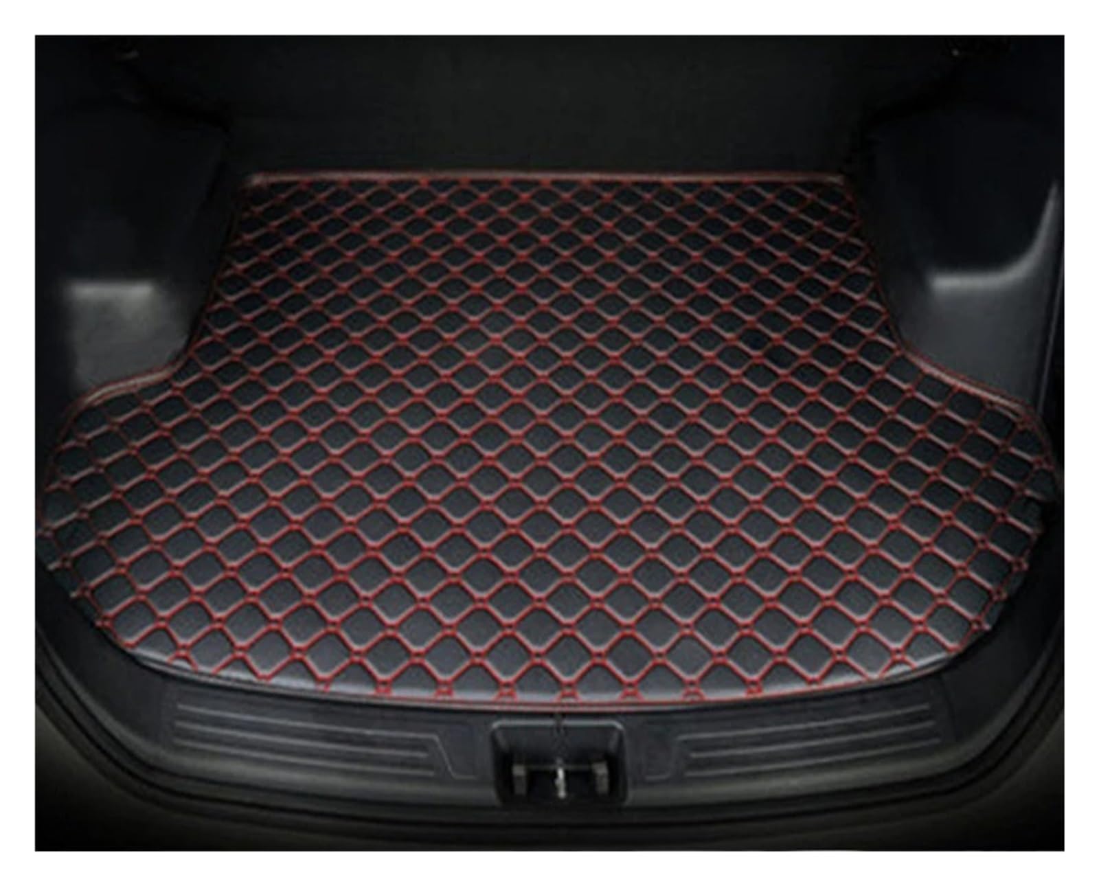 Auto Kofferraummatte Für KIA K5 Für Optima 2021-2011 Flache Seite Hinten Für Fracht Schützen Teppich Liner Abdeckung Schwanz Boot Tablett Pad Auto Auto Stamm Matte Kofferraummatten(Braun,2016-2019) von CEXBIRC