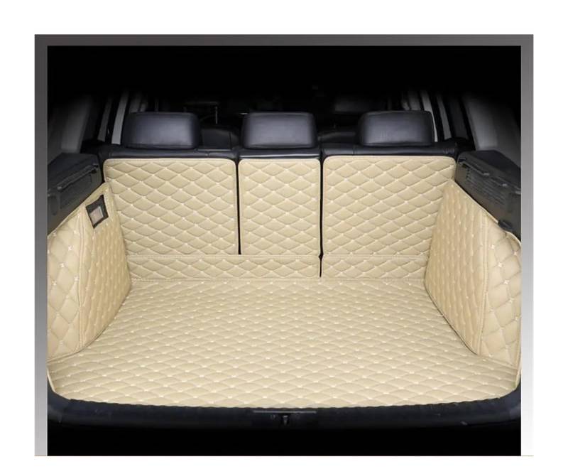 Auto Kofferraummatte Für Mazda CX5 Für CX-5 SUV 2012 Cargo-Liner Teppich Innen Zubehör Abdeckung Kofferraum Matte Kofferraummatten(Beige) von CEXBIRC